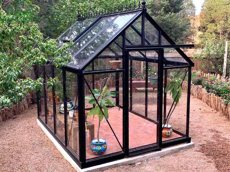 Large Victorian Style Glass Greenhouse For Garden
